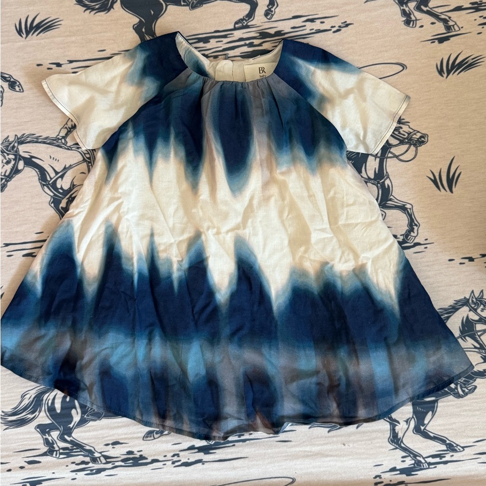 Banana Republic Blue and White Dress